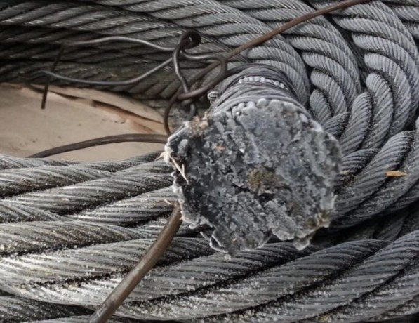 Канат стальной двойной круглопрядный левой свивки ВК ЛК-3 11,5 мм ГОСТ 7667-80 фото