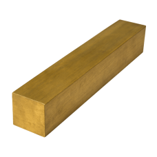 Квадрат латунный тянутый фото