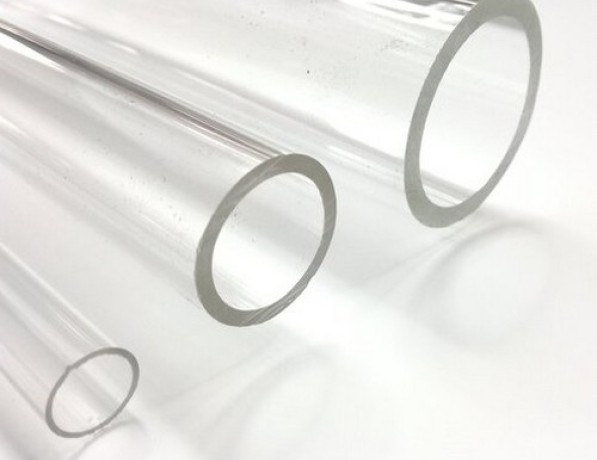Оргстекло труба круглая экструзионная прозрачная блестящая PLEXIGLAS XT 3х38х32х2000 мм фото