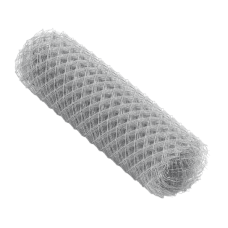 Сетка стальная рабица с ромбическими ячейками в рулоне для штукатурки фото