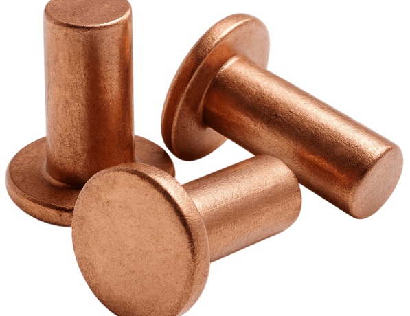 Заклепка медная полукруглая вытяжная М3 1,4х8 мм ГОСТ 12639-80 фото